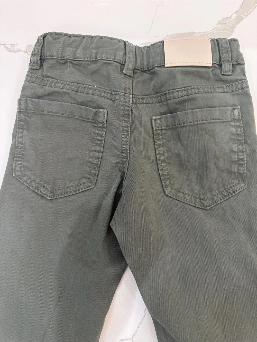 Mayoral Slim Fit Pants in Olive 2T
